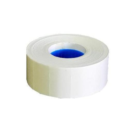 Этикет-лента 21,5х12 белая, прямая с высечкой