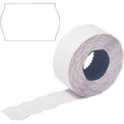 Этикет-лента 26*12 волнистая белая универ.