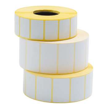 Этикет-лента полупропилен, разрушаемая 26х11 мм