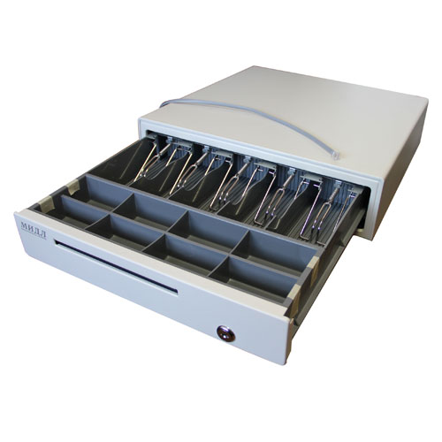 Денежный ящик МИДЛ 2.0/КО (серый)  (24V)