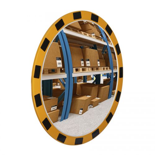 Зеркало круглое индустриальное 900