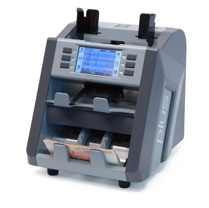 Сортировщик/счетчик банкнот PLUS P-30 (RUB, USD, EUR, GBP, CNY, JPY, CHF)